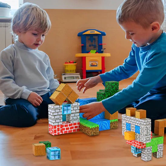 Blocs de construction magnétiques stem - Jeux Montessori