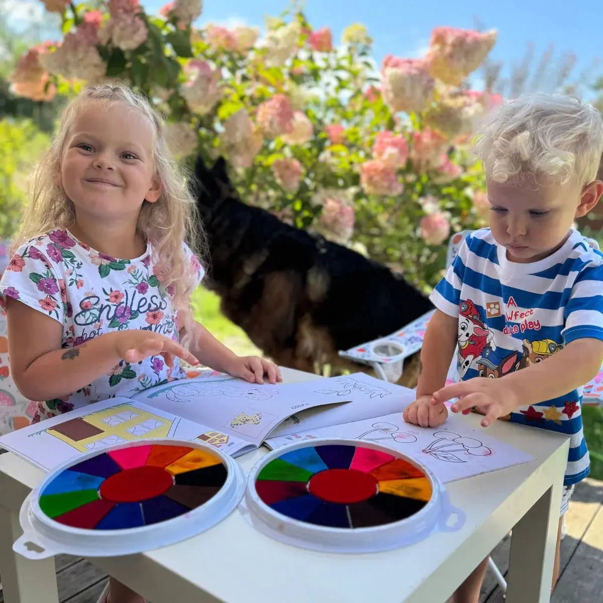 Kit de peinture au doigt montessori Jeux Montessori