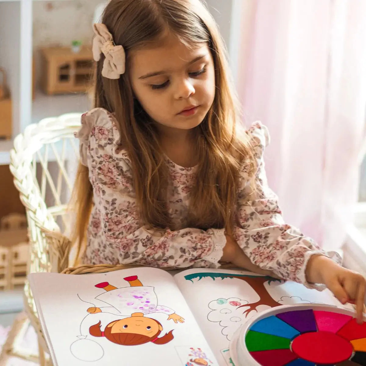 Kit de peinture au doigt montessori Jeux Montessori