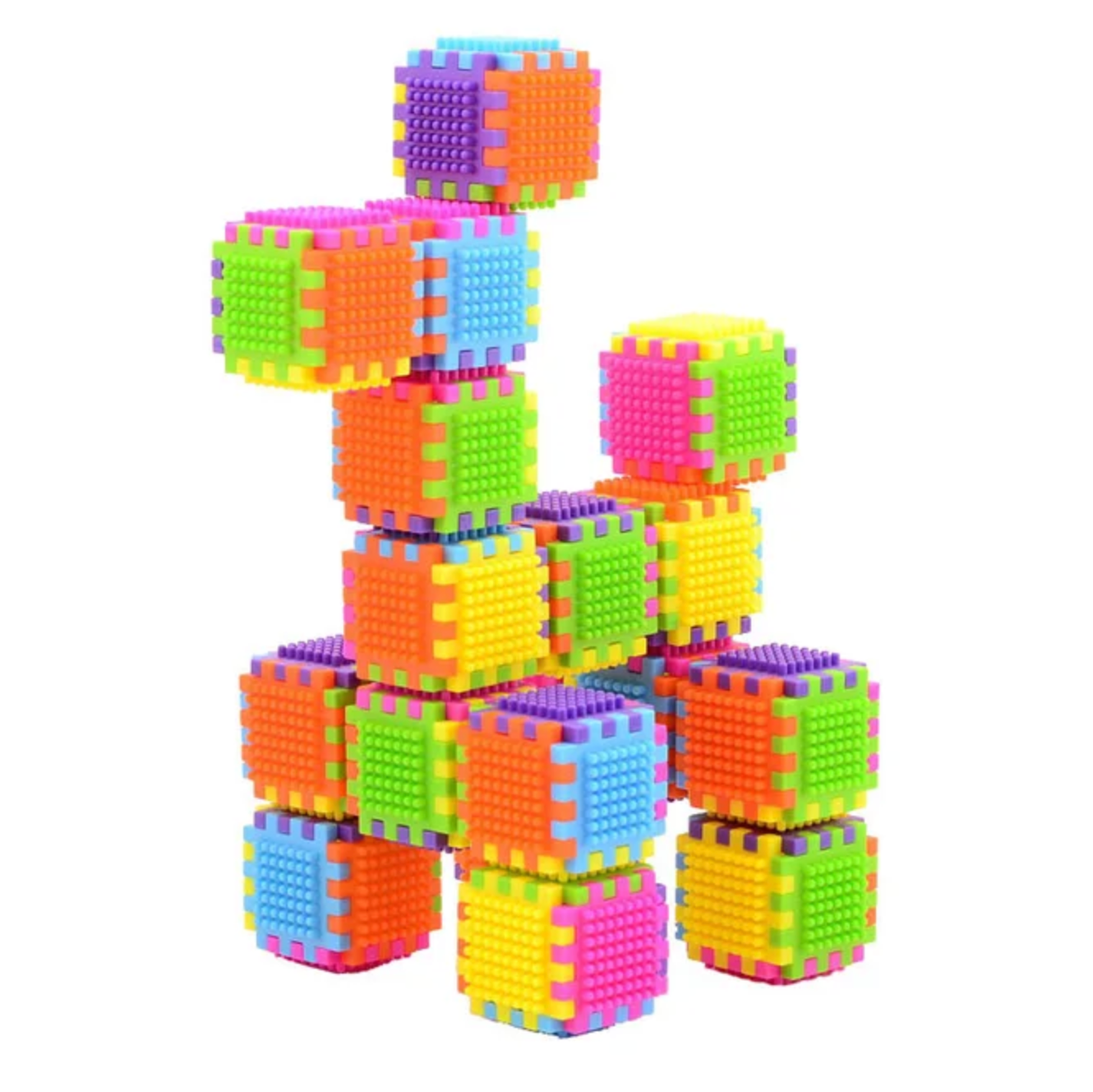 BLOCKS DE CONSTRUCTION 24 PIÈCES Jeux Montessori