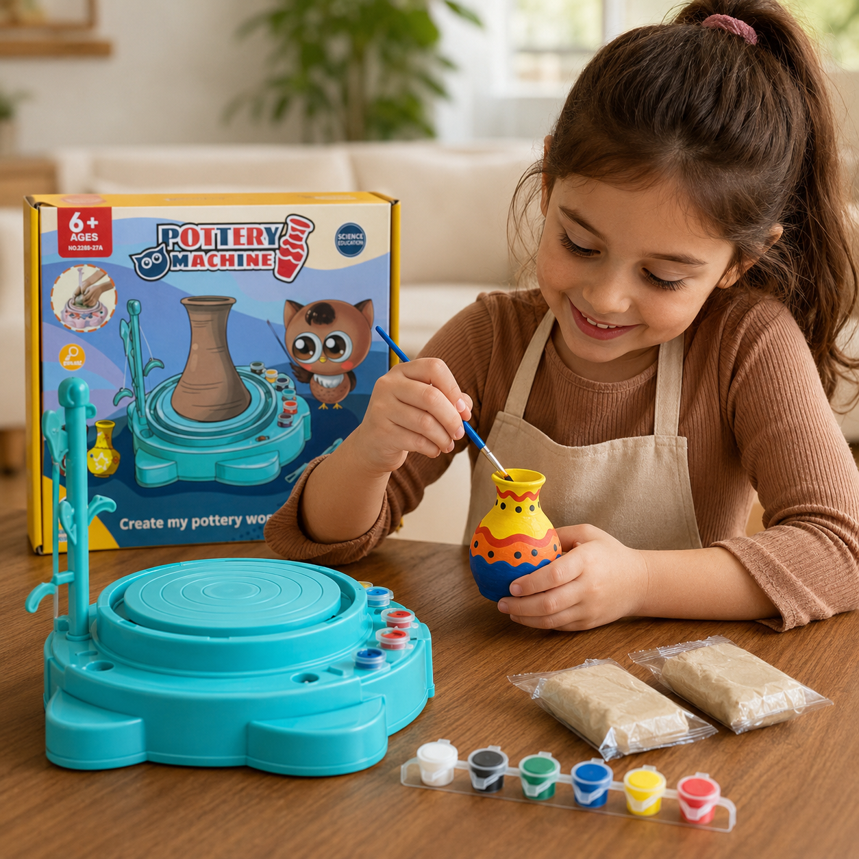 CréaPotte™ – Le Kit de Poterie Magique pour Enfants