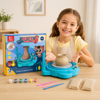 CréaPotte™ – Le Kit de Poterie Magique pour Enfants