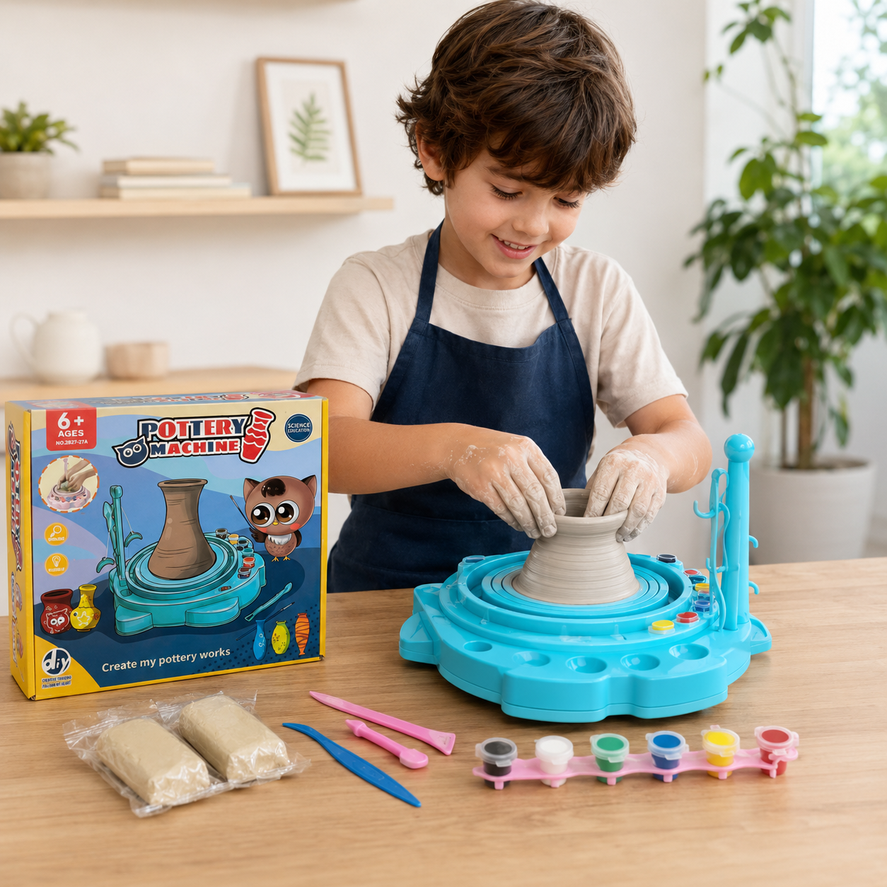 CréaPotte™ – Le Kit de Poterie Magique pour Enfants