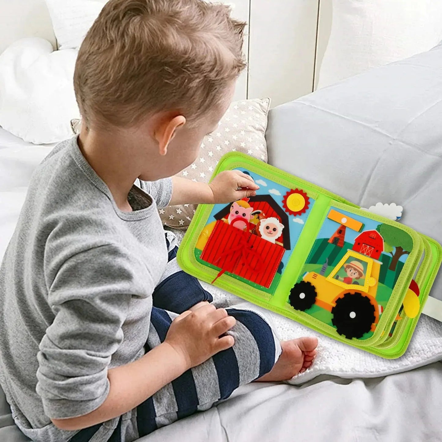 Livre éducatif Montessori sur les histoires de la ferme Jeux Montessori