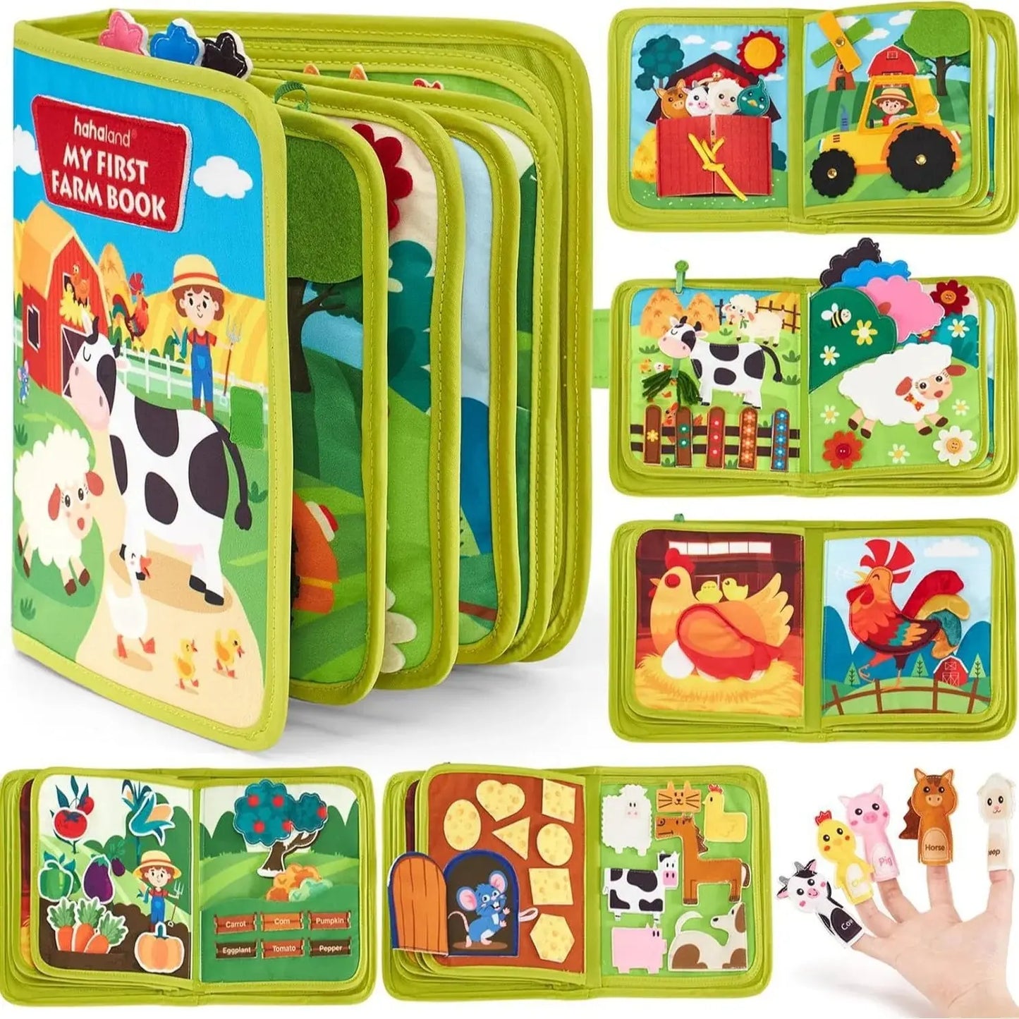 Livre éducatif Montessori sur les histoires de la ferme Jeux Montessori