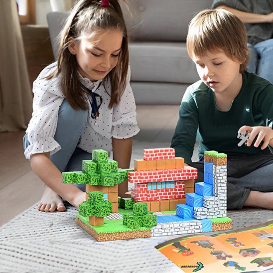Blocs de construction magnétiques stem - Jeux Montessori