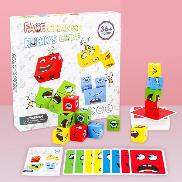 FaceRubik™ - Jeu de Société Éducatif - Jeux Montessori