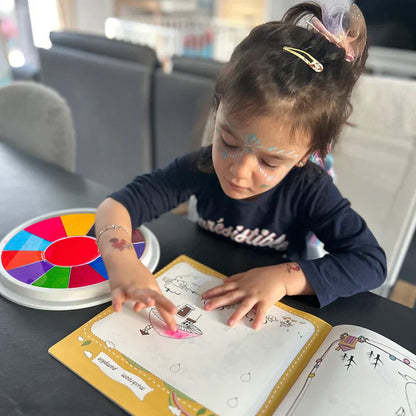 Kit de peinture au doigt montessori - Jeux Montessori