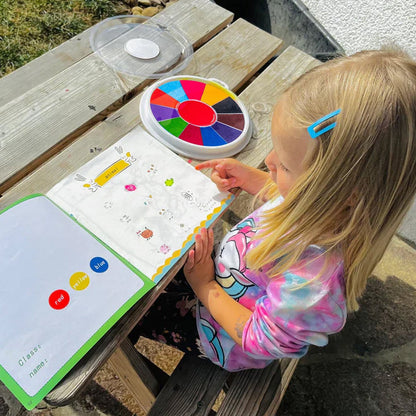 Kit de peinture au doigt montessori - Jeux Montessori