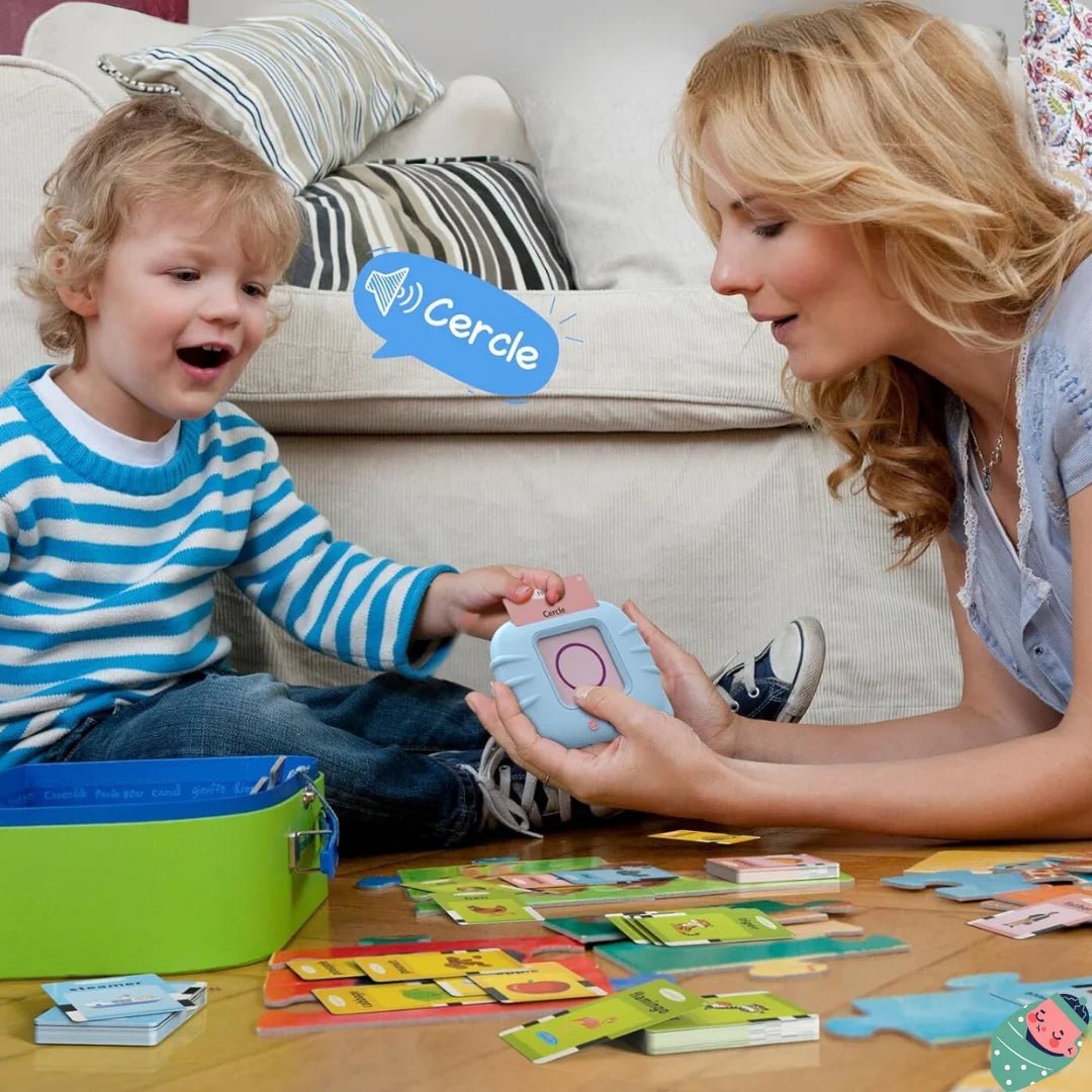 LECTEUR DE CARTES ÉDUCATIF FRANÇAIS - ANGLAIS - Jeux Montessori