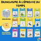 LECTEUR DE CARTES ÉDUCATIF FRANÇAIS - ANGLAIS - Jeux Montessori