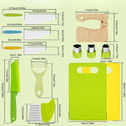 MiniChef - Kit de Cuisine 13pcs (18 mois+) - Jeux Montessori