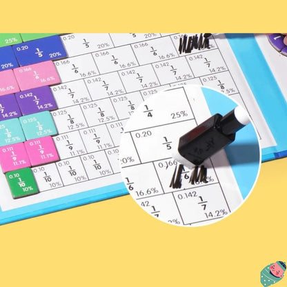 PUZZLE MAGNÉTIQUE DES FRACTIONS POUR ENFANTS ! - Jeux Montessori