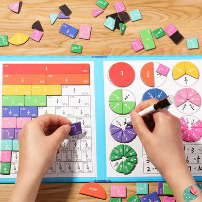 PUZZLE MAGNÉTIQUE DES FRACTIONS POUR ENFANTS ! - Jeux Montessori