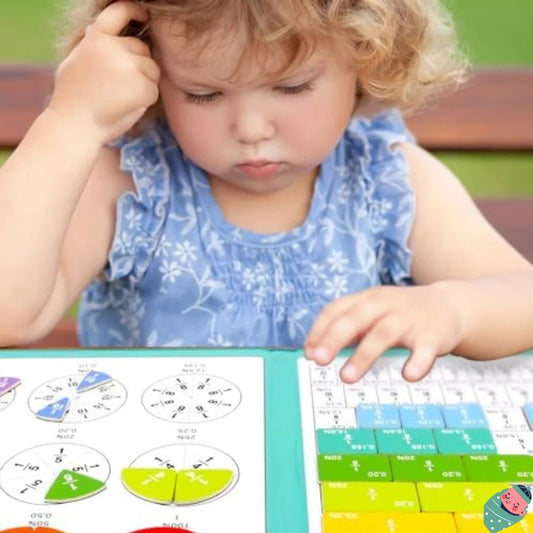 PUZZLE MAGNÉTIQUE DES FRACTIONS POUR ENFANTS ! - Jeux Montessori