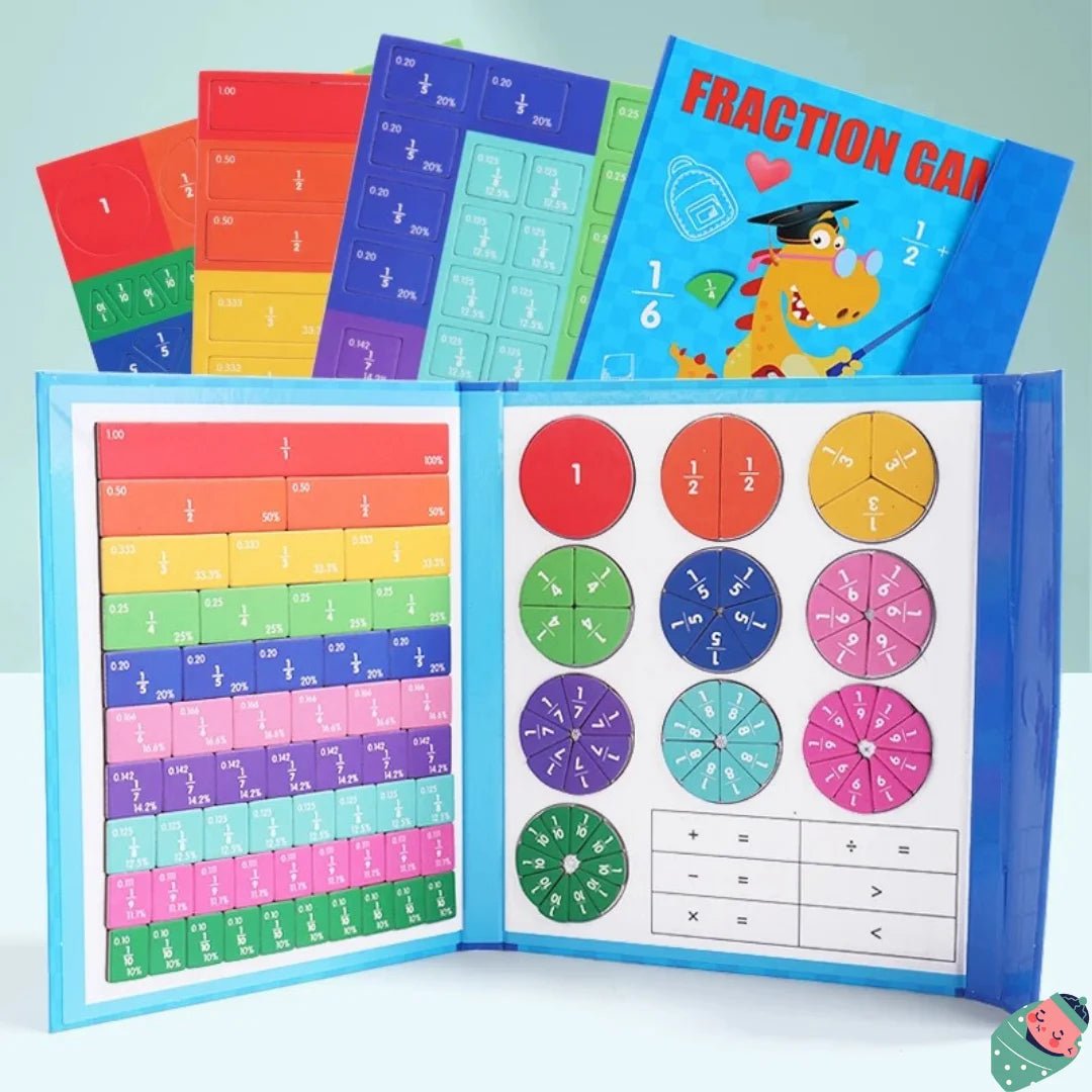 PUZZLE MAGNÉTIQUE DES FRACTIONS POUR ENFANTS ! - Jeux Montessori