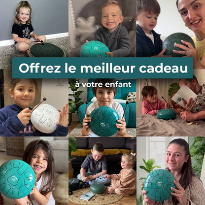 Tongue Drum - instrument musique montessori - Jeux Montessori