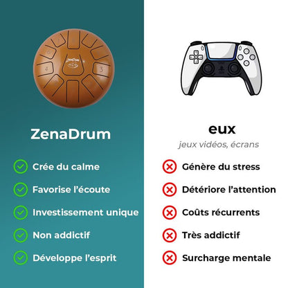 Tongue Drum - instrument musique montessori - Jeux Montessori