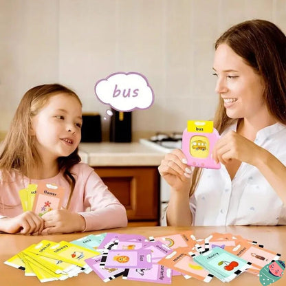 VOCABOX | LECTEUR DE CARTES ÉDUCATIF Français - Anglais - Jeux Montessori